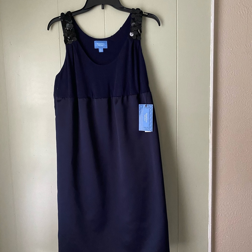 Simply Vera Vera Wang Blue Dress. Size 12 - Picture 4 of 9